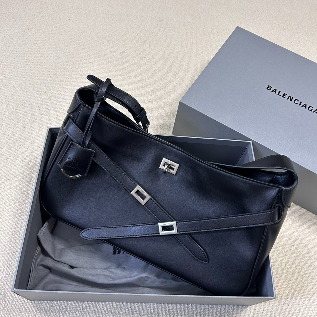 CARTERA DE HOMBRO MEDIANO BEL AIR PARA ELLA EN NEGRO – BALENCIAGA