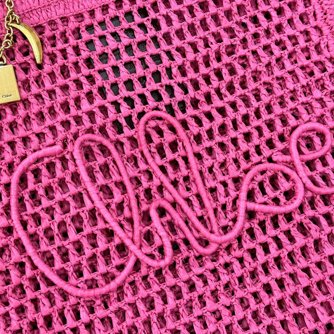 CARTERA CHLOÉ SUMMER PLÁTANO DE RAPHIA