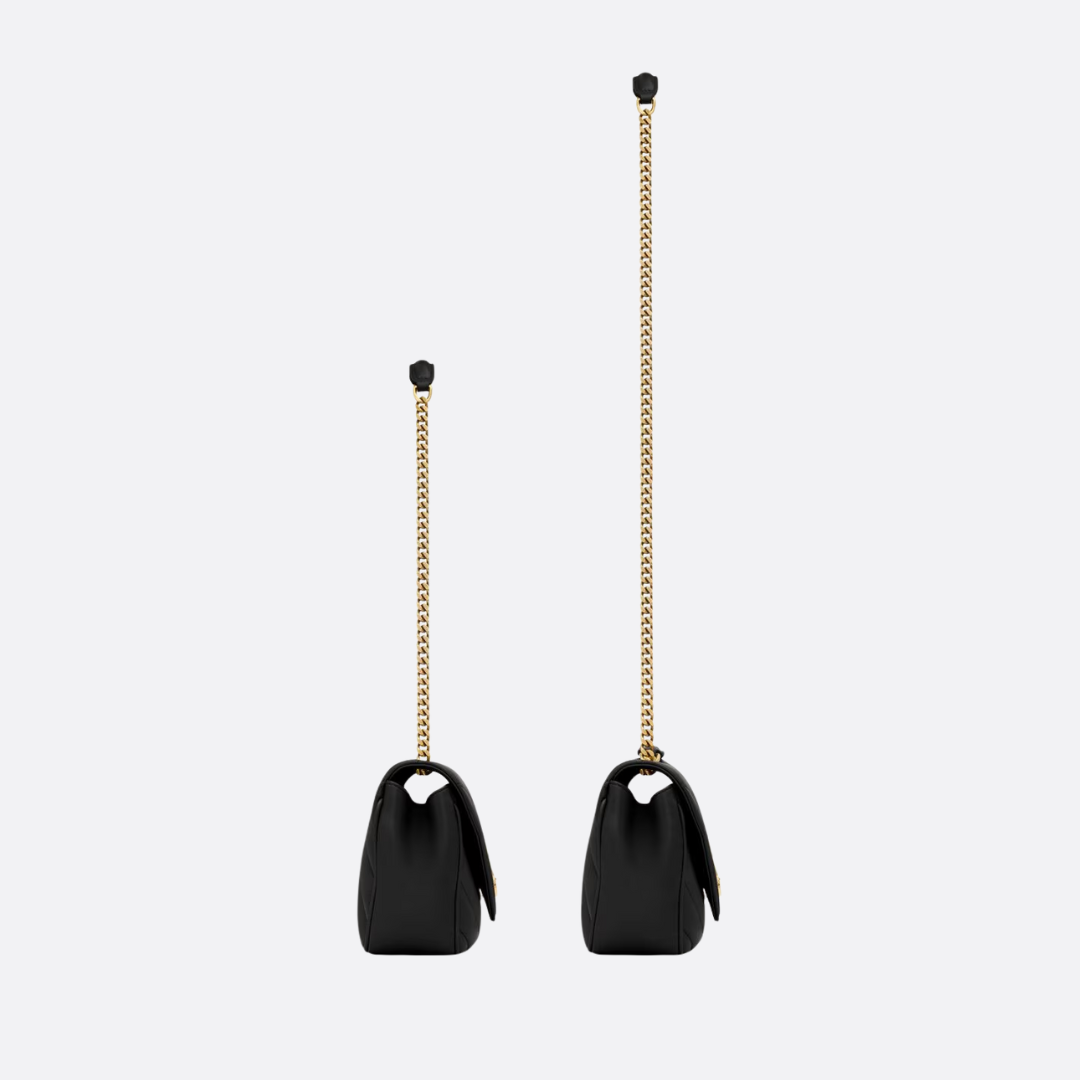 KIT DE FIRMA DE YSL: CARTERA LOULOU Y SANDALIAS OPYUM