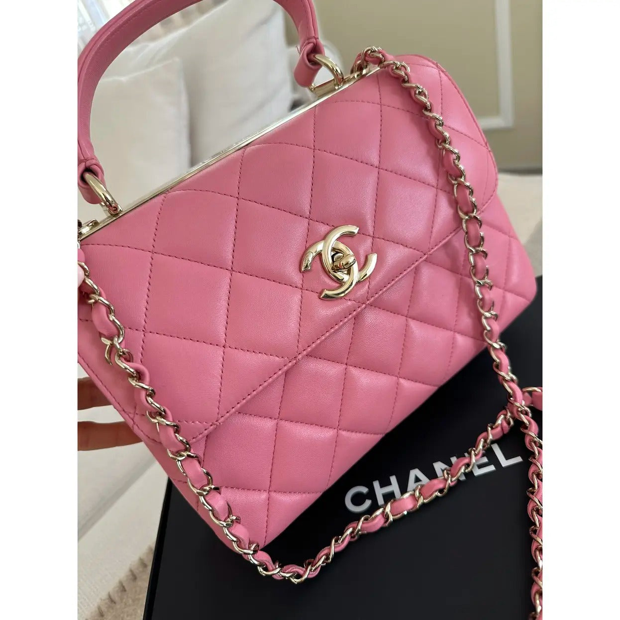 CARTERA CON SOLAPA CHANEL TRENDY CC – PEQUEÑO