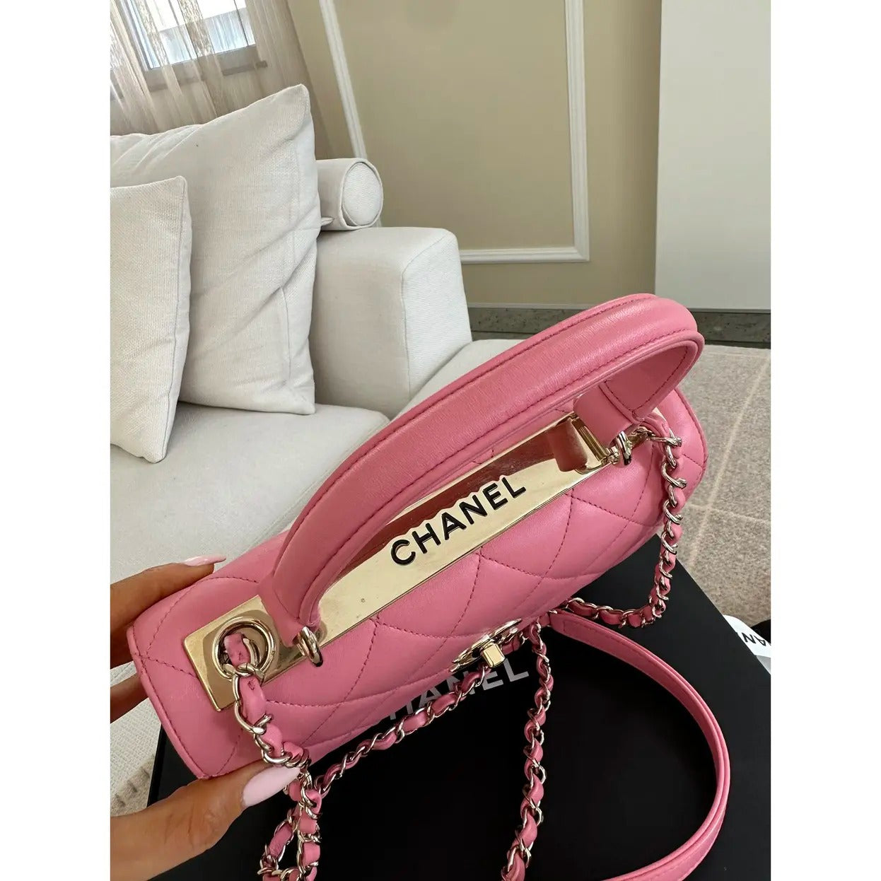 CARTERA CON SOLAPA CHANEL TRENDY CC – PEQUEÑO