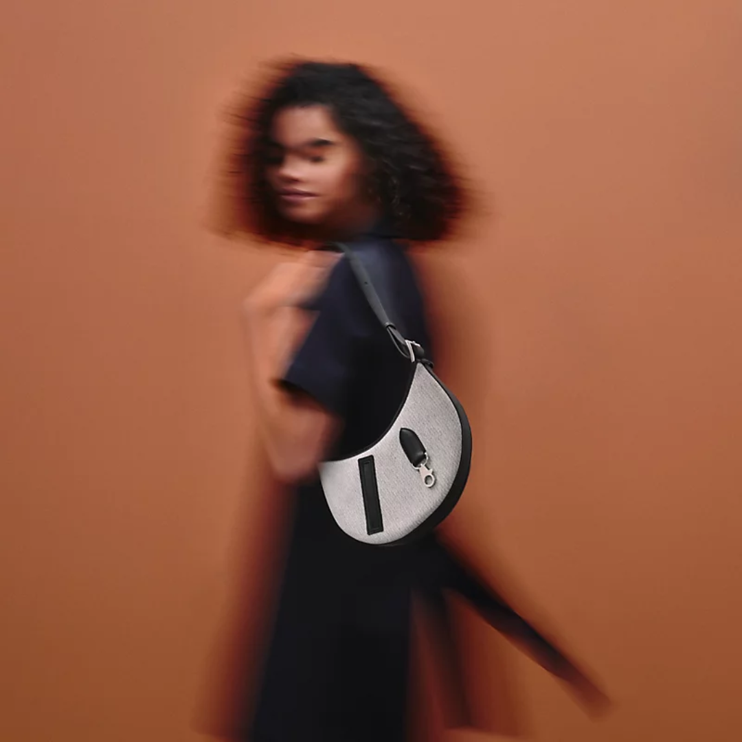 P'TIT ARÇON TASCHE AUS TOILE & LEDER HERMÈS