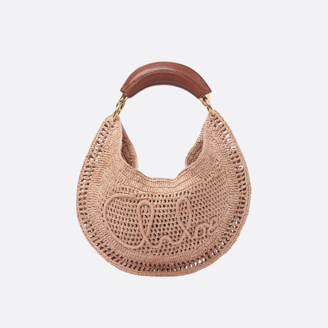 CARTERA CHLOÉ HOT SUMMER BANANA DE RAFIA