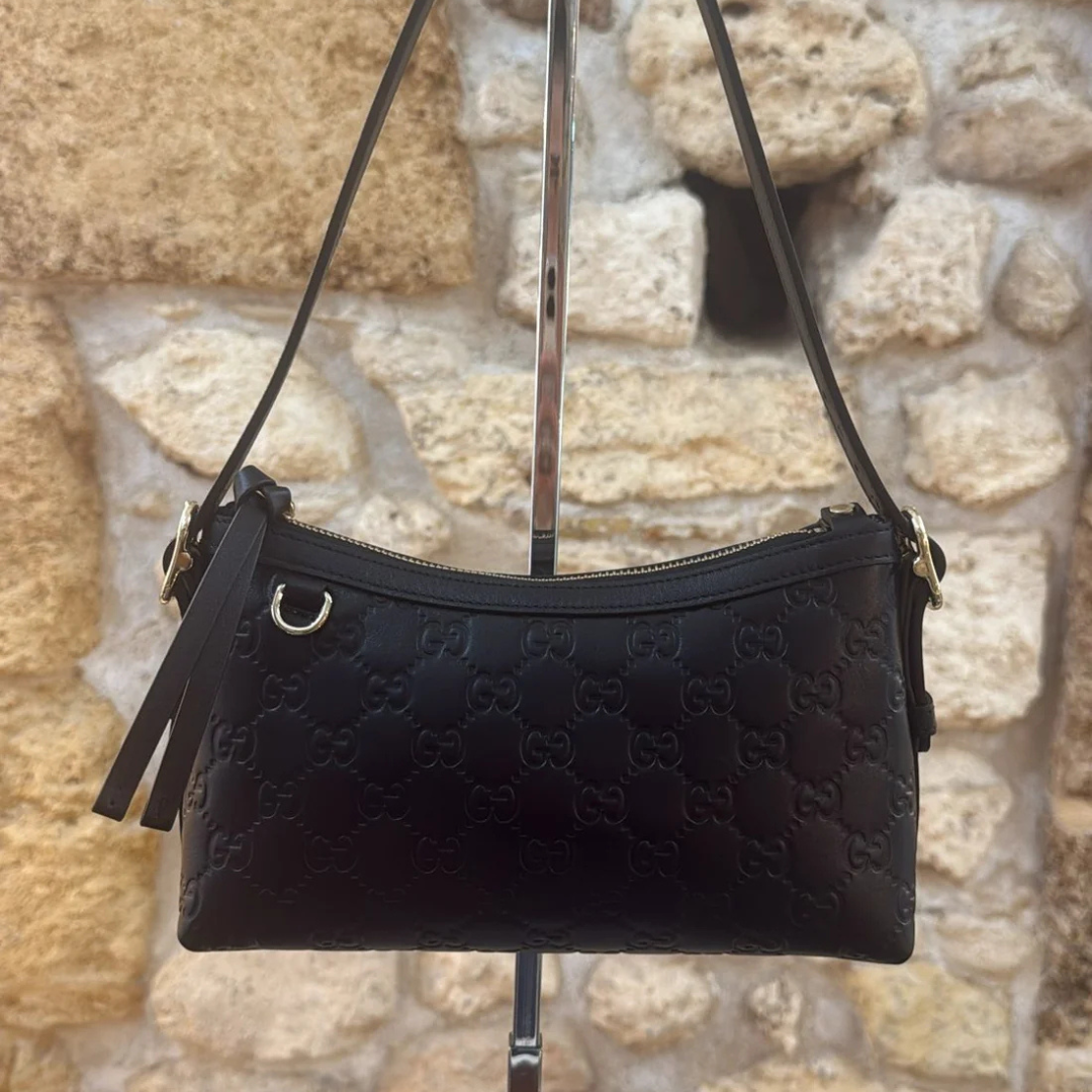 CARTERA DE HOMBRO MEDIANO CON EMBLEMA GG GUCCI