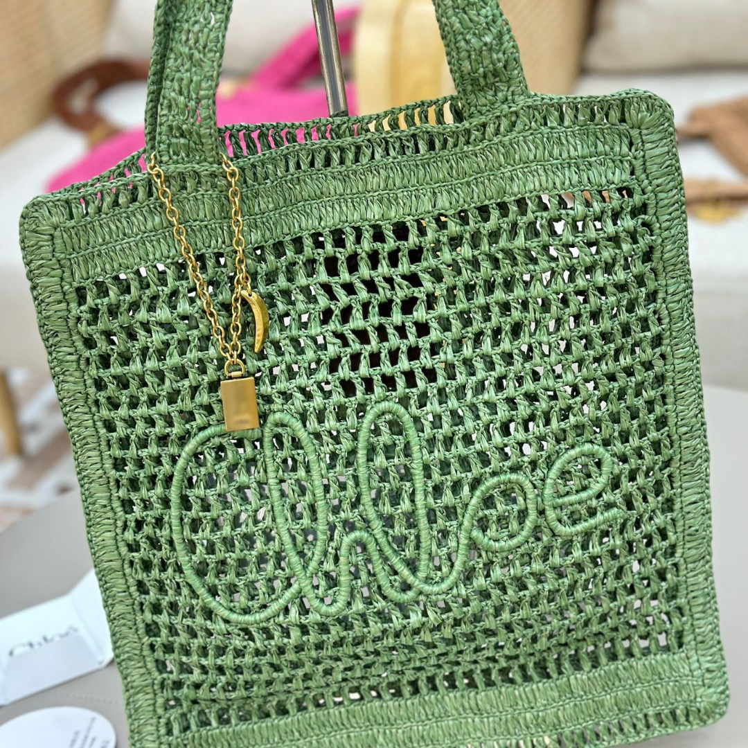 CARTERA CHLOÉ SUMMER PLÁTANO DE RAPHIA