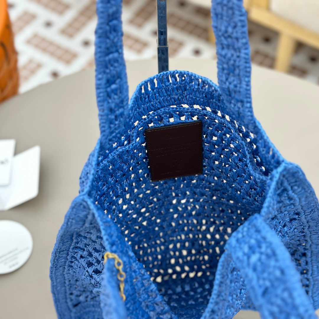 CARTERA CHLOÉ SUMMER PLÁTANO DE RAPHIA