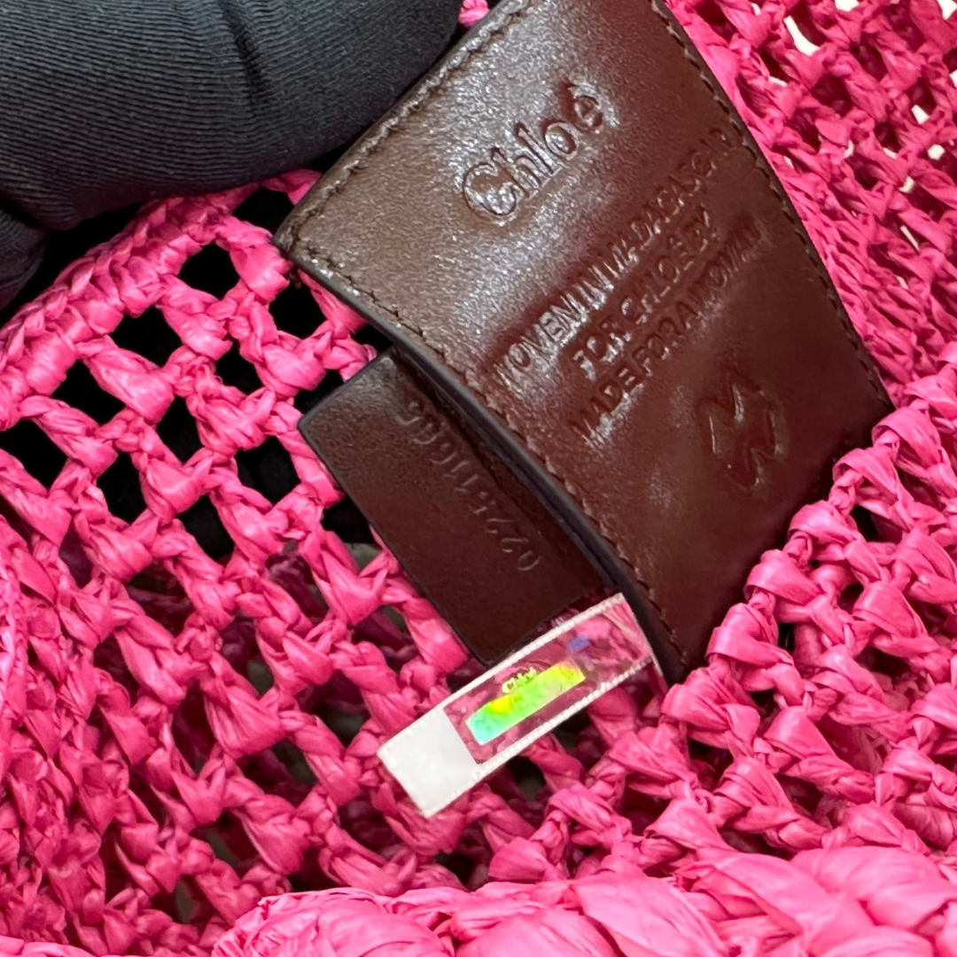 CARTERA CHLOÉ SUMMER PLÁTANO DE RAPHIA