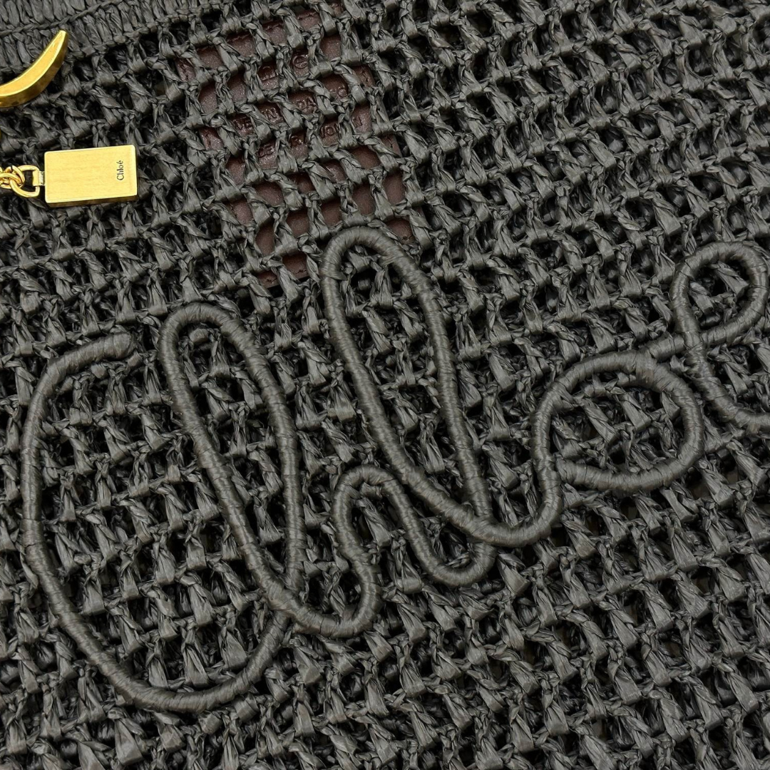 CARTERA CHLOÉ SUMMER PLÁTANO DE RAPHIA