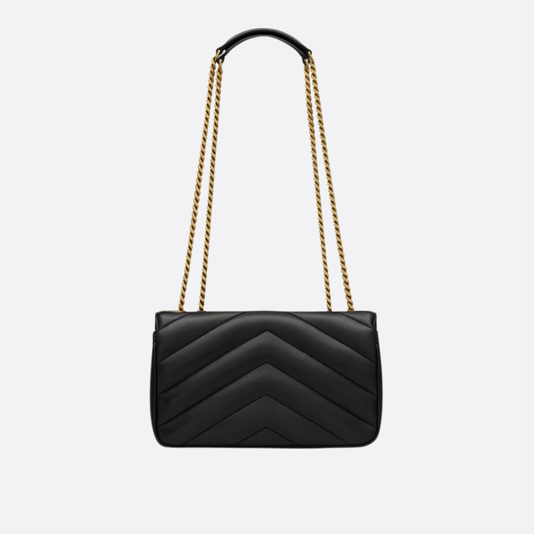 KIT DE FIRMA DE YSL: CARTERA LOULOU Y SANDALIAS OPYUM