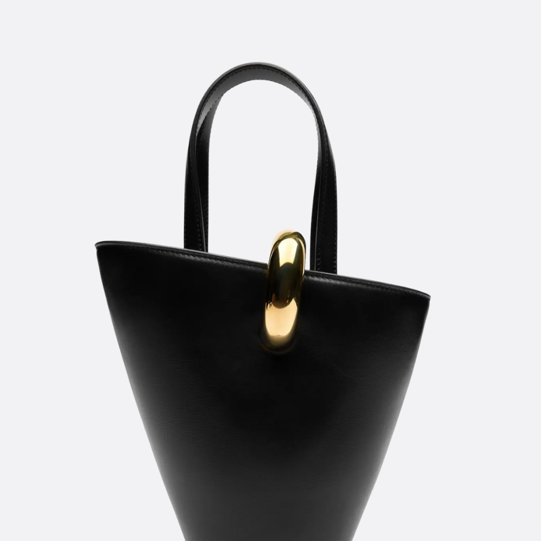 TOTE JACQUEMUS LE PETIT BAMBOLA LEDER