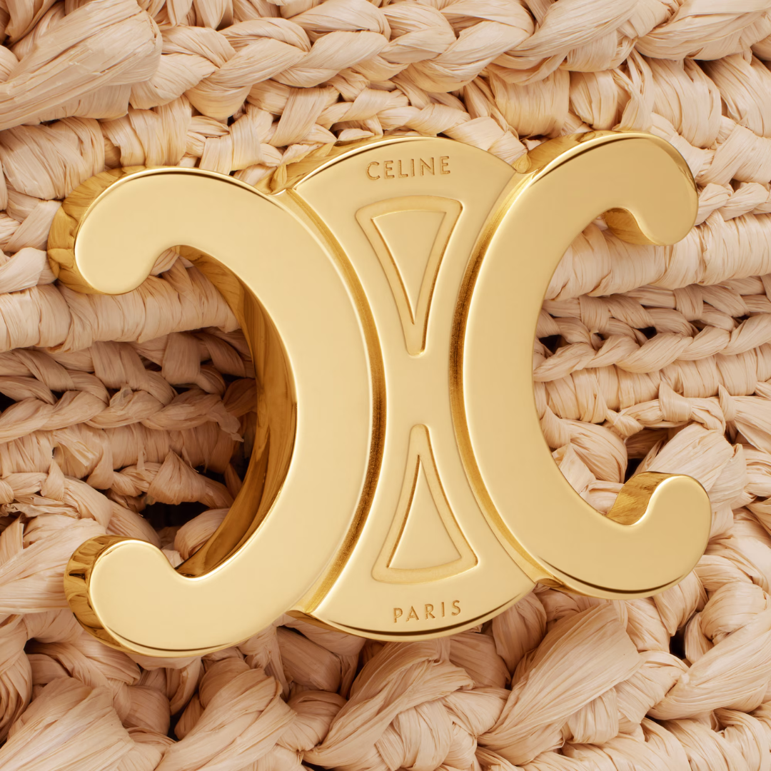 CARTERA  DE HOMBRO CLAUDE CON CADENA EN RAFIA EFECTO TELA