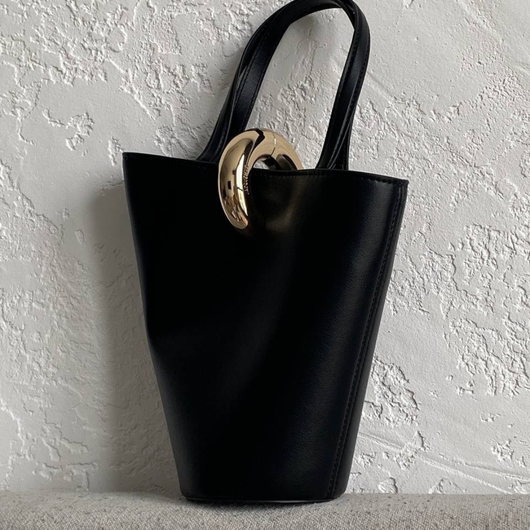 TOTE JACQUEMUS LE PETIT BAMBOLA LEDER