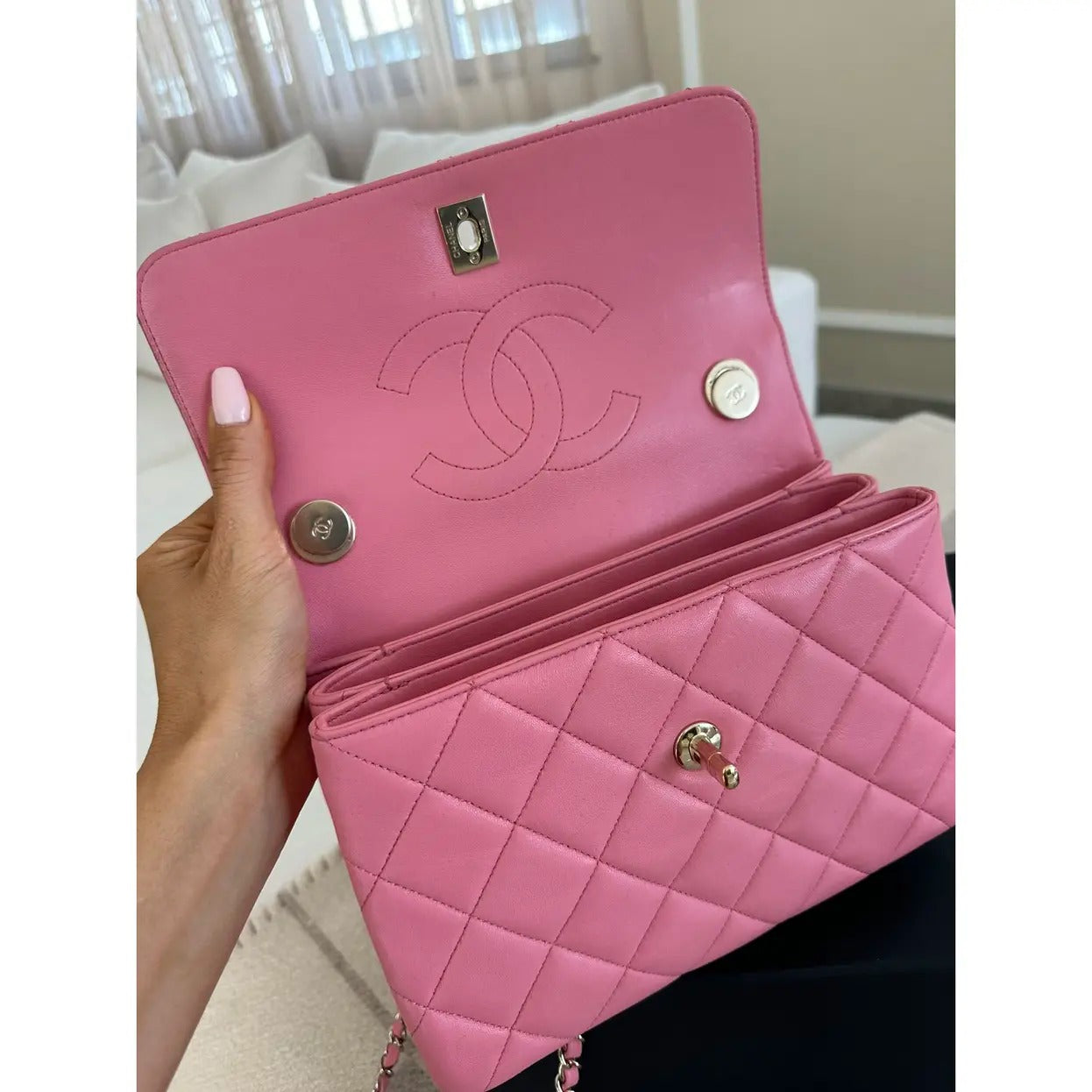CARTERA CON SOLAPA CHANEL TRENDY CC – PEQUEÑO