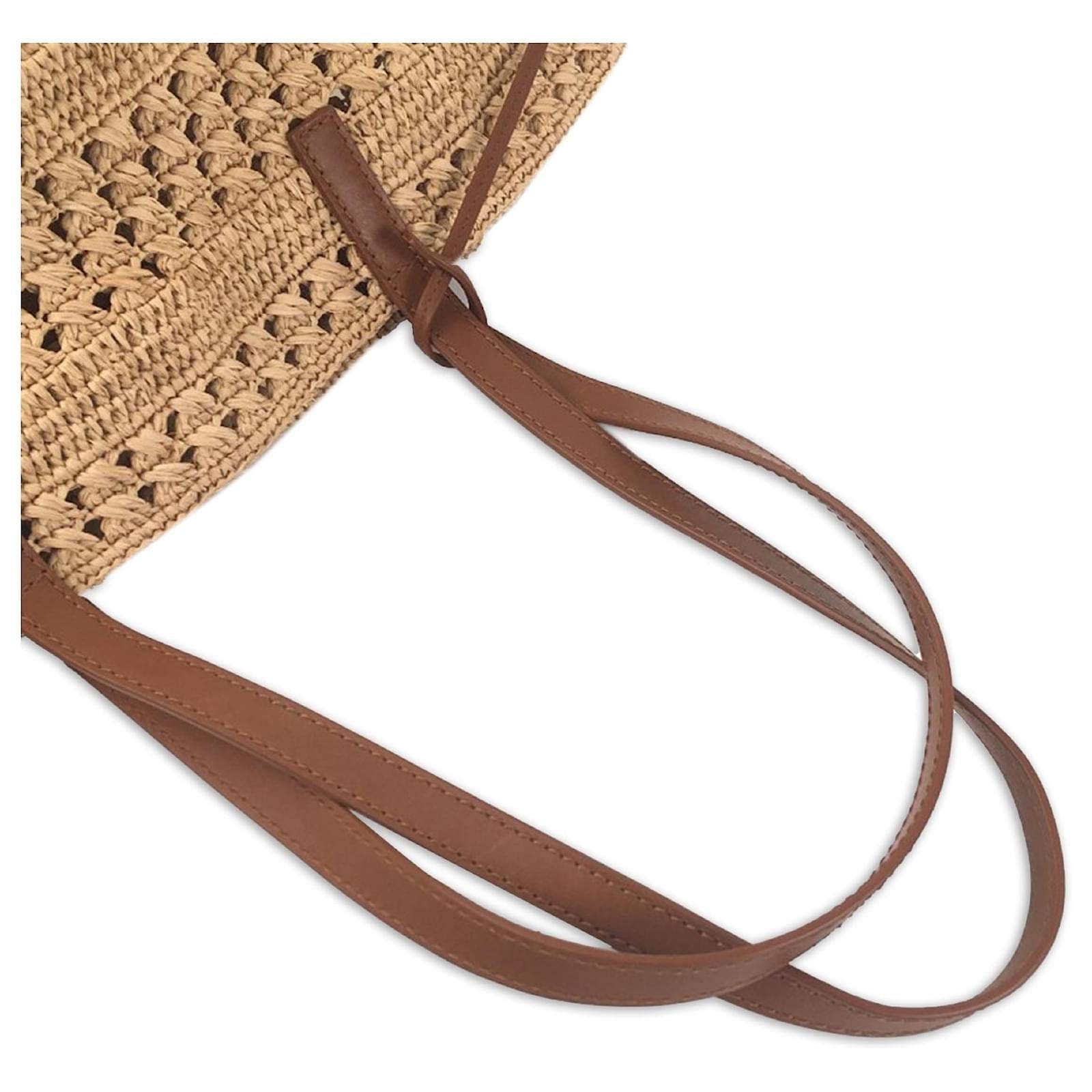 YVES SAINT LAURENT – CESTA/CARTERA DE RAFIA